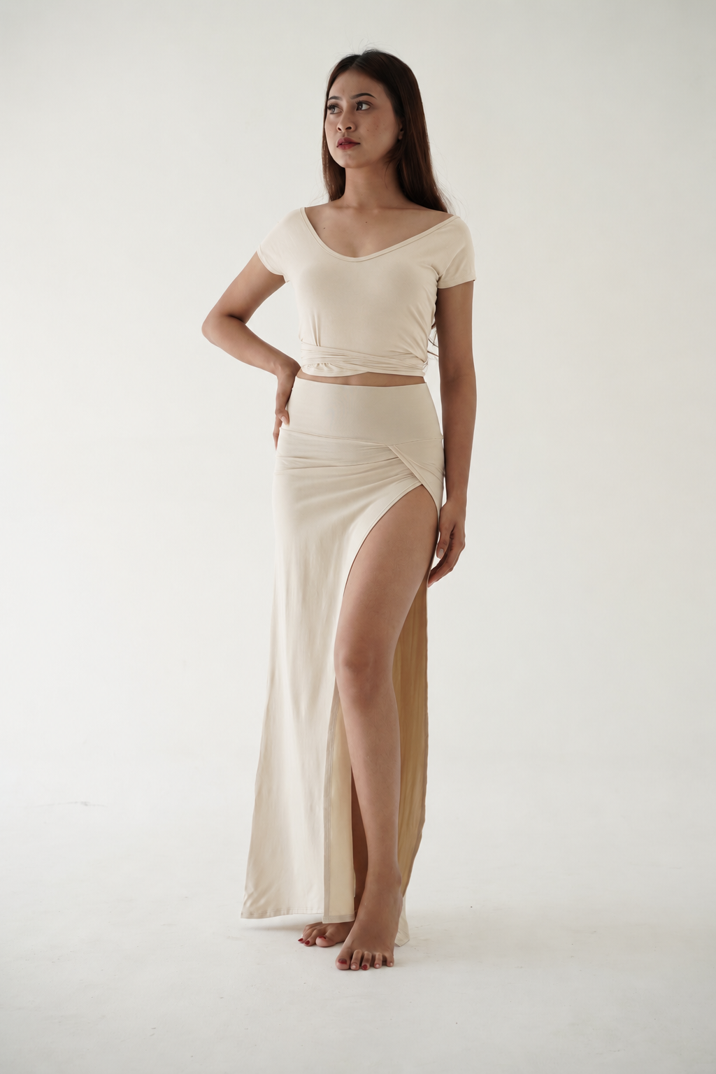 Aurora Wrap Top