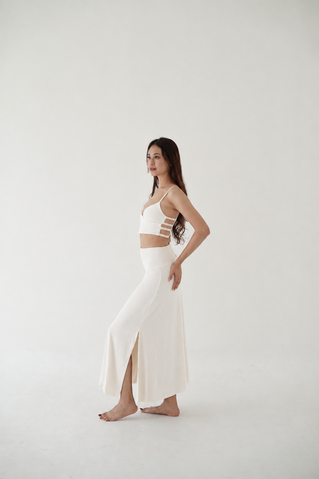 Atasan Crop Gumitir