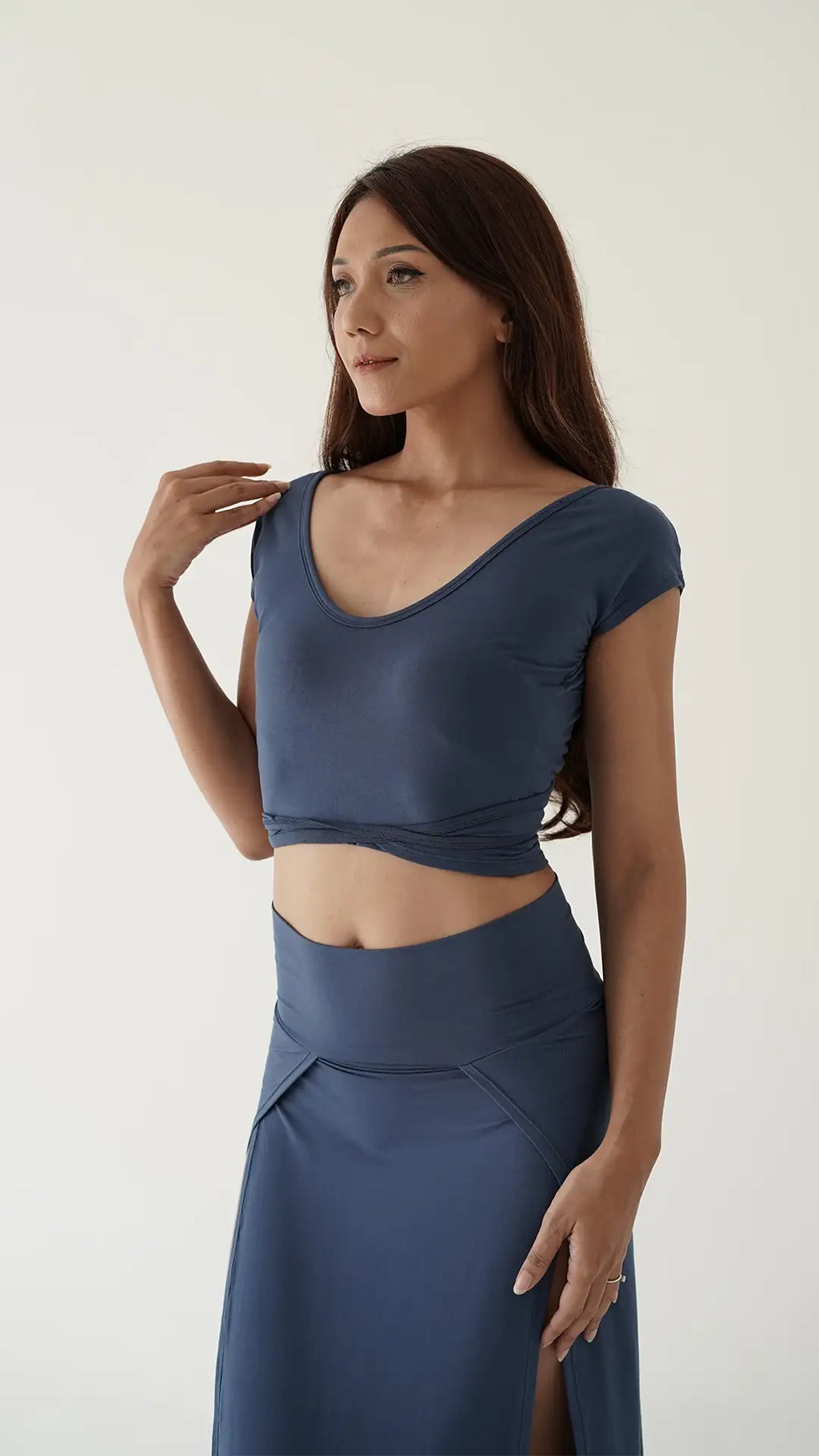 Aurora Wrap Top